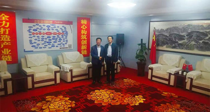 山东省政协原副主席李德强莅临机器人与高端装备协会总部考察